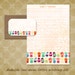 Personalized Stationery - Kokeshi Love Mini Letter Writing Set - Cute Kids Stationery Set - Kokeshi dolls japanese gift doll cute whimsical