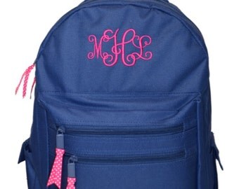 Initial and Name Monogrammed Backpack by SomethingYouGifts