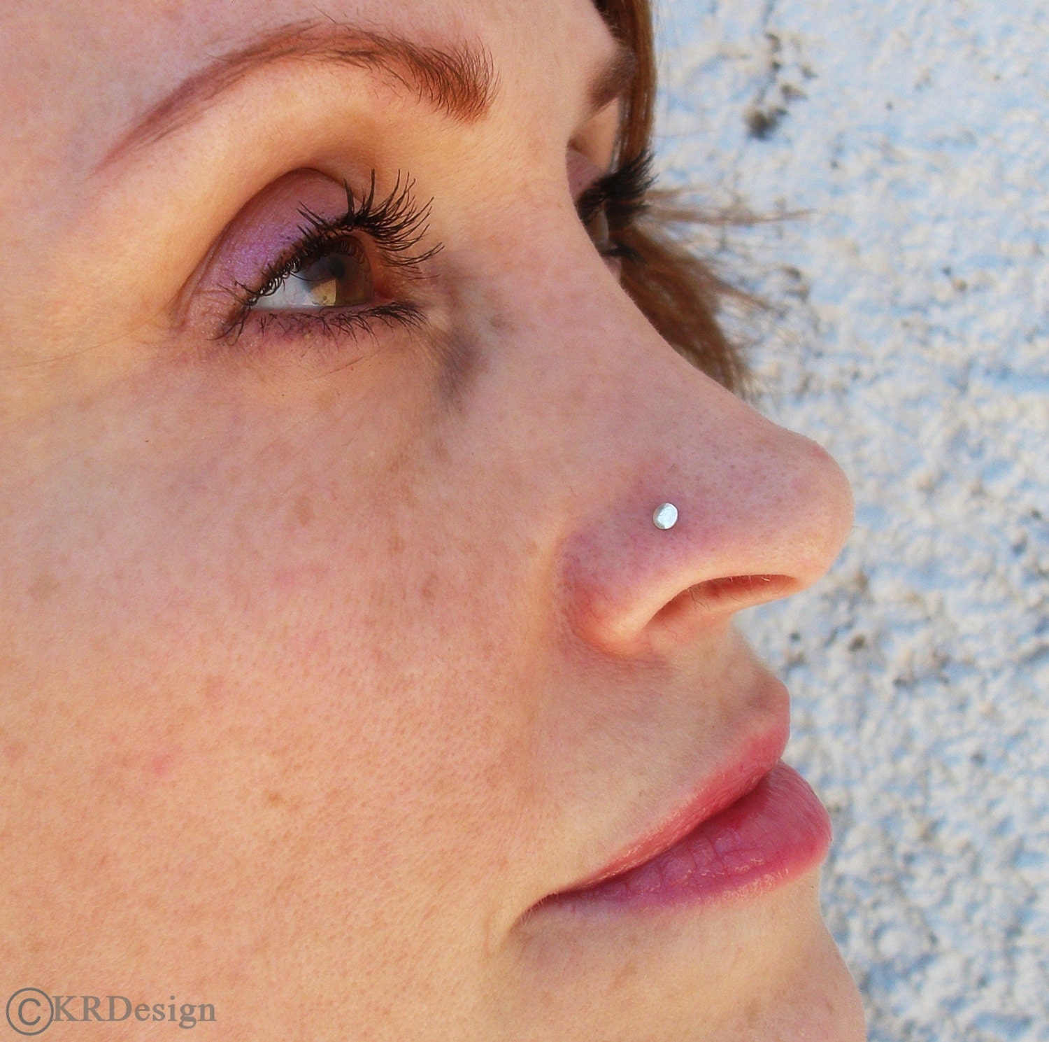 Sterling Silver14K GoldDiscNose