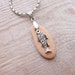 Pebble and Fish Keychain / Bag adornment