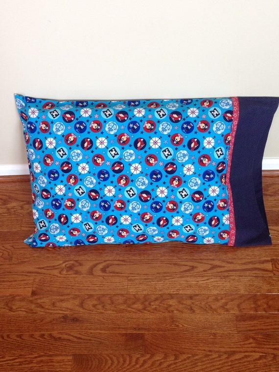 Pair of standard size pillowcases children girls boys