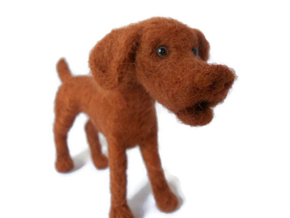 vizsla stuffed dog