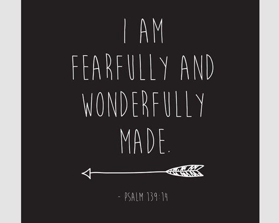 I am Fearfully and Wonderfully Made Psalm 139:14