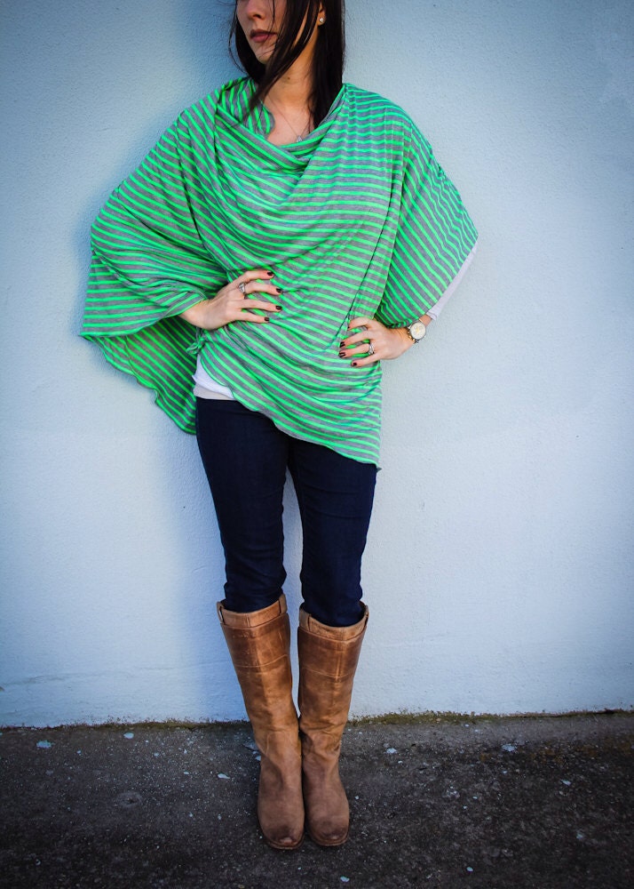 Nursing Cover/ Modern Nursing Poncho for Full Coverage and