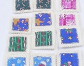 Christmas in July Sale Christmas Memory Concentration Game set includes 6 matches 12 cards great stocking stuffer Il_170x135