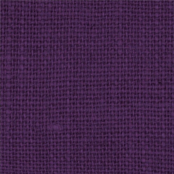 Purple Burlap Fabric By the Yard 58 60 inches by HouseofBurlap