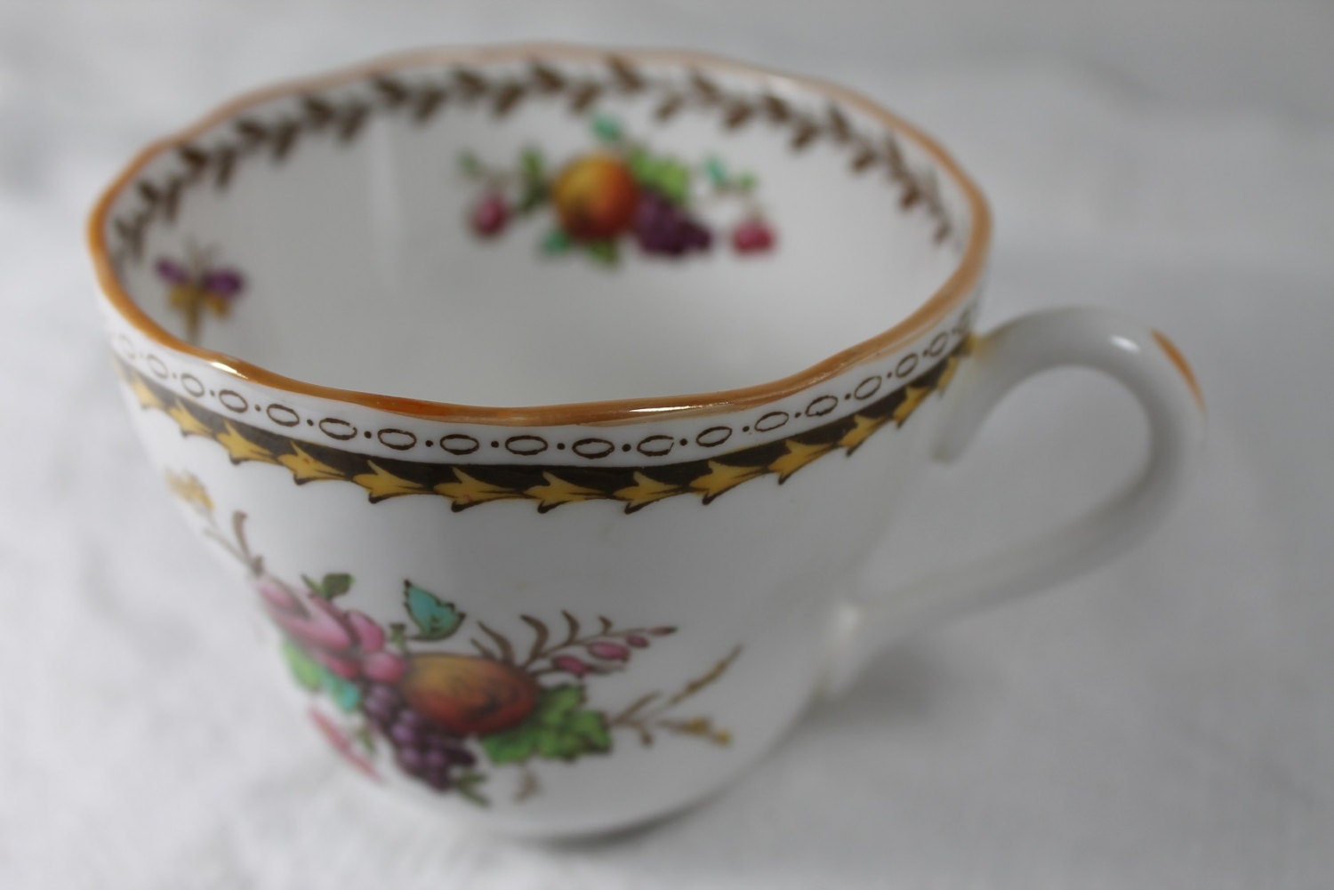 Vintage Spode Bone China England Rockingham Footed by theostrunk