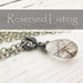 Custom for Yasmina : Bronzite Simple Bracelet in Sterling Silver