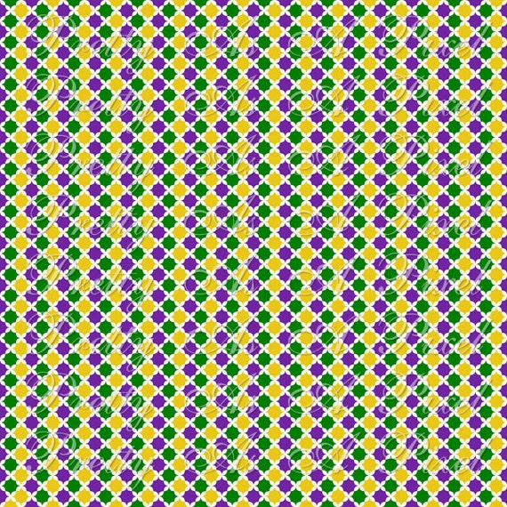 Download Printable Scrapbook Paper - Mardi Gras 1 - 12 x 12 - Set ...