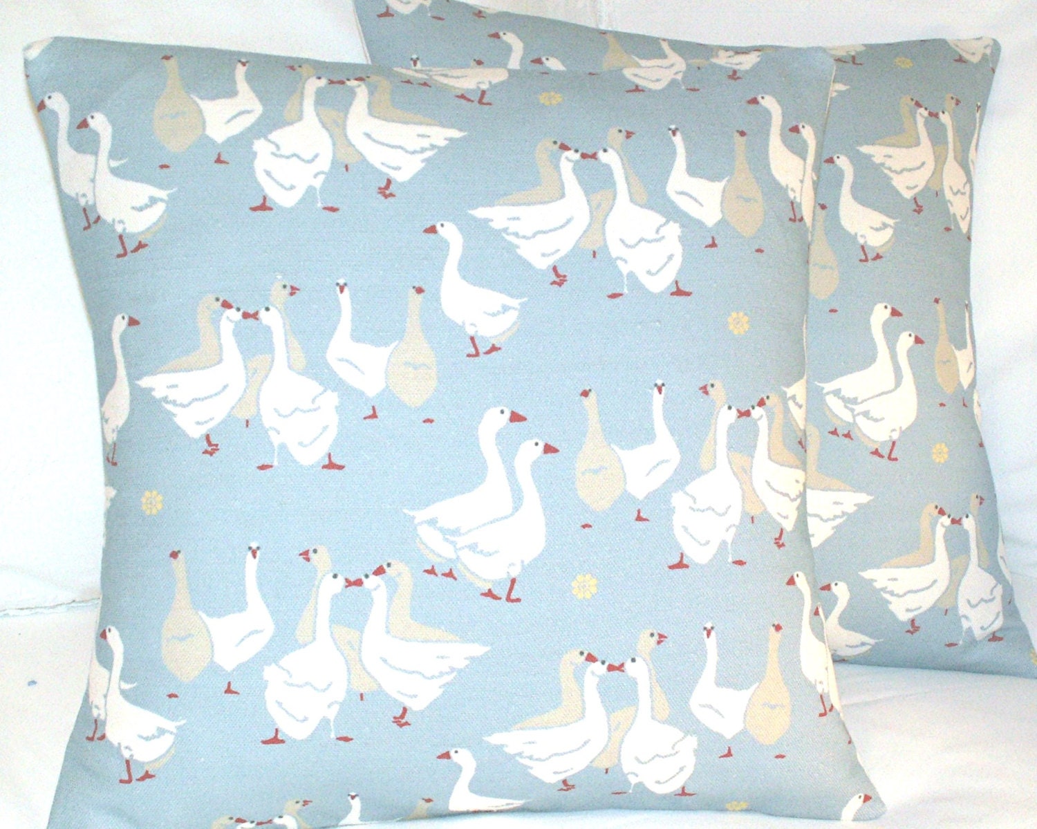 SALE Geese / Goose Cushion / Throw Pillow Cover Designer