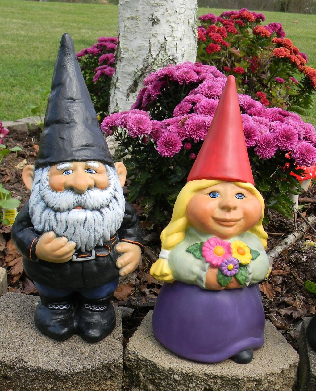 Garden Gnome Ceramic Lady Lisa Garden Gnome Female Wedding