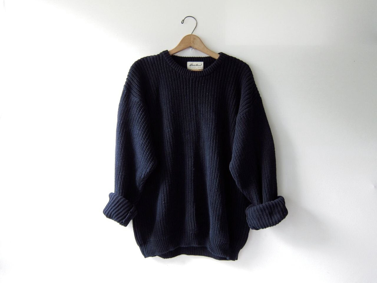 90s chunky knit sweater. loose knit by dirtybirdiesvintage on Etsy
