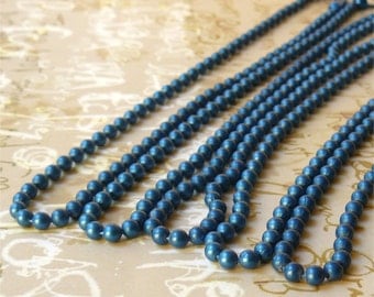 Ball chain necklaces blue - 9