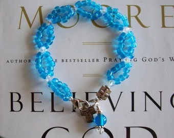 beth moore bible study blue bracelets