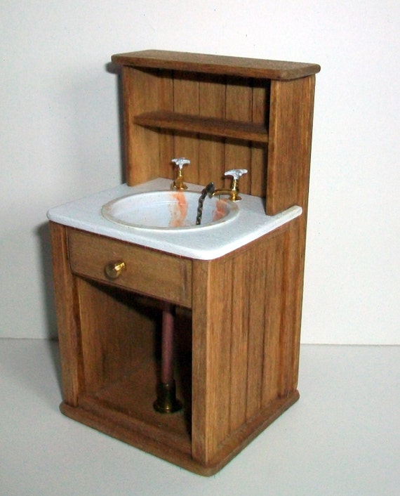 Miniature Sink 1 inch dollhouse scale