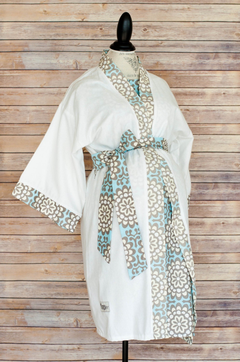 birthing gown and robe