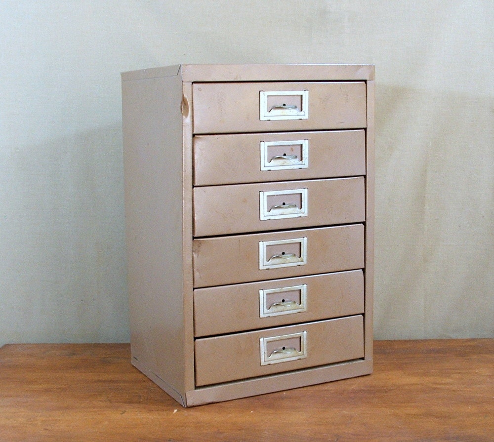 Metal Filing Industrial Multi Drawer by TagSaleFinds