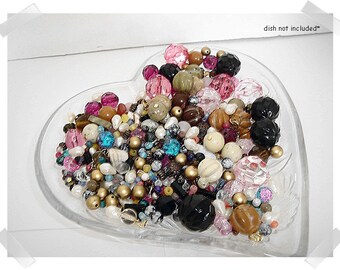 Assorted Beads/vintage- sizes and colors/Craft Supplies*