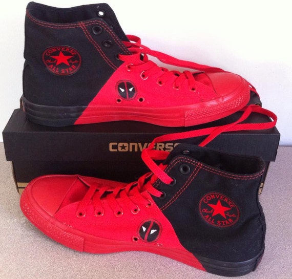 Deadpool chuck taylors best sale