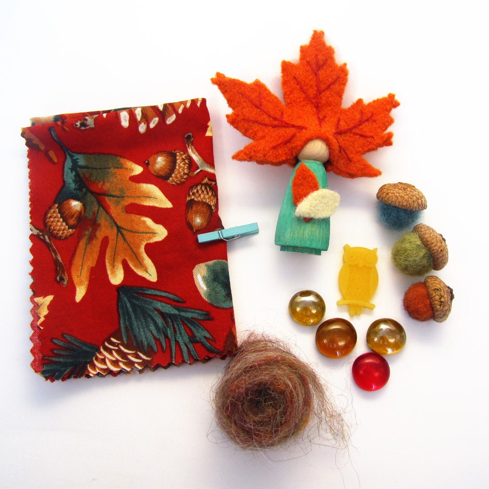 autumn peg dolls