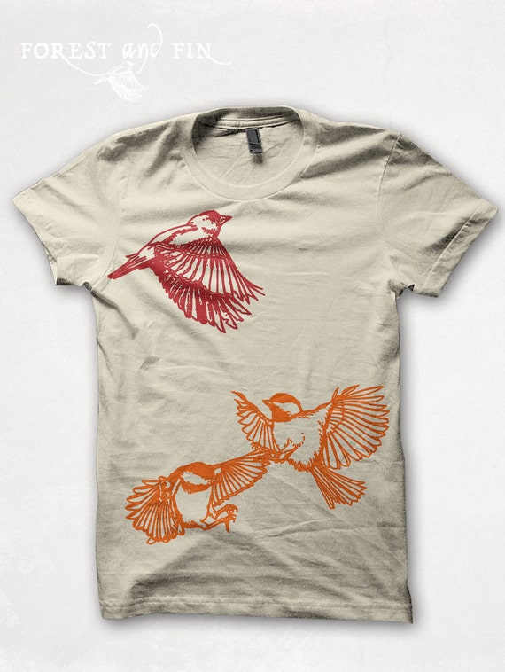 women's t shirts with birds on them