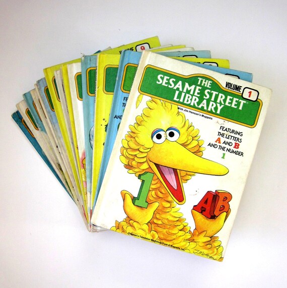 The Sesame Street Library Set 70s / Complete 15 Volume Set
