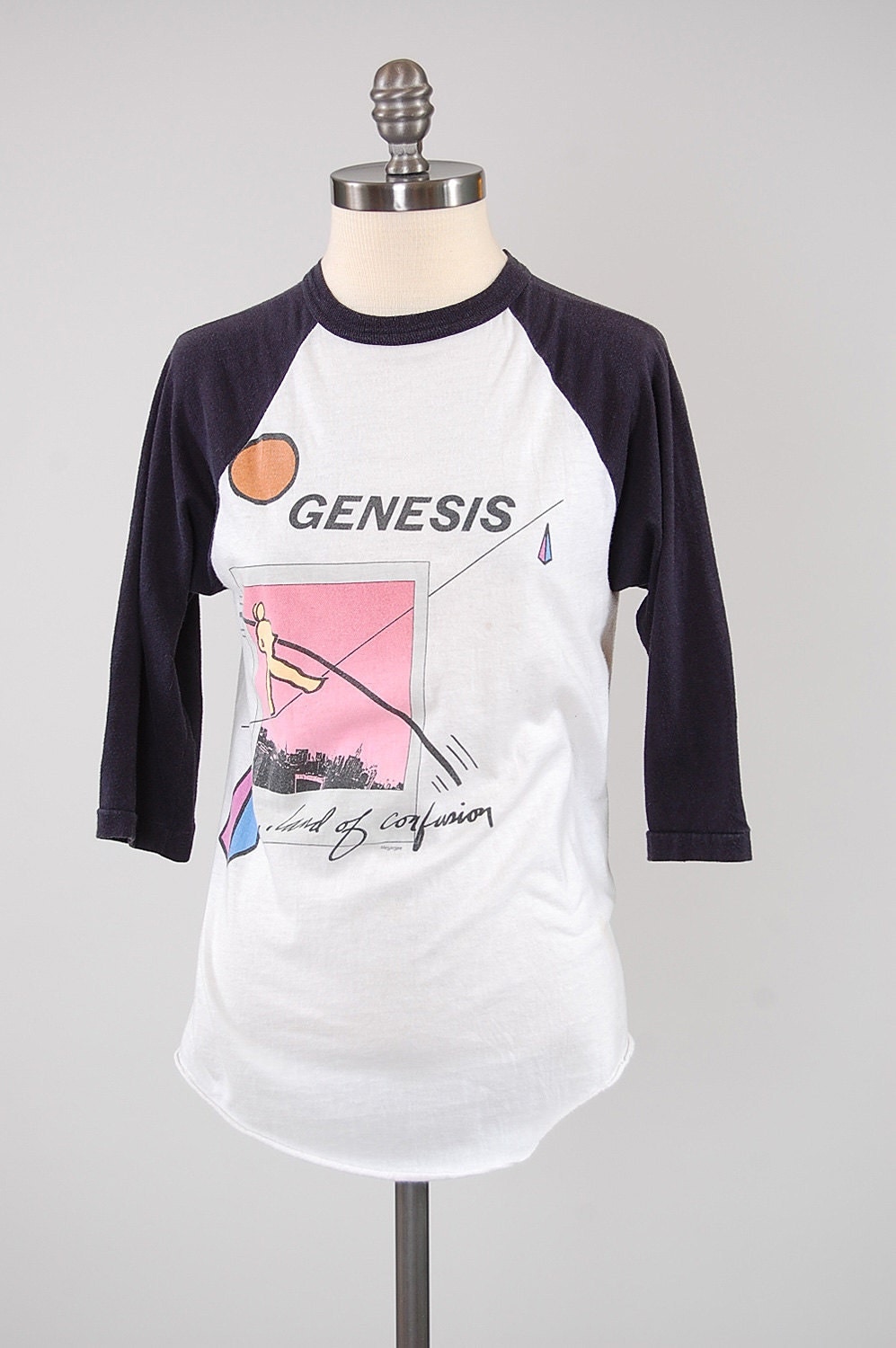 Vintage 80s GENESIS concert t shirt / Invisible Touch Tour