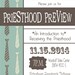 LDS Priesthood Preview Printable Invitation 5x7 by periwinkleinc