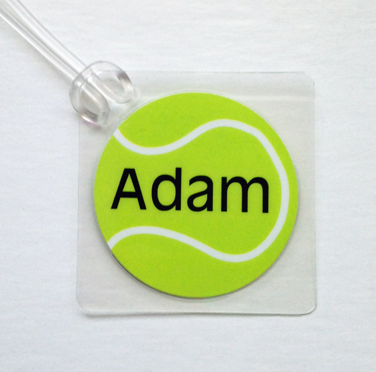 Tennis Bag Tag Tennis Party Favor Tennis Gift Tag Tennis