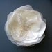 Large Off White Rose Bridal Hair Clip Corsage Pin sash Flower Handmade Wedding Fascinator OOAK