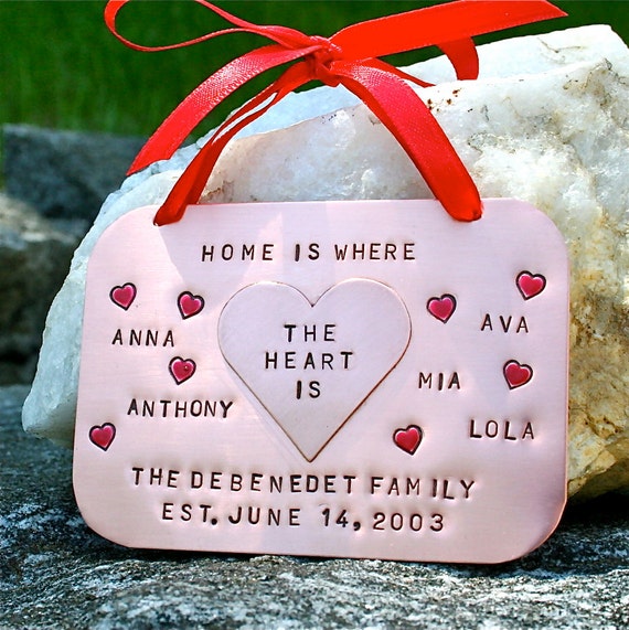 ornament home new family Home Ornament Heart  The   Our Ornament New Home  Family Is Is Where