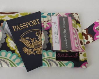 Dollbirdies Small Passport Wallet with ID Window