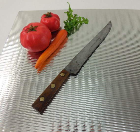 Burns Type Carbon Steel Kitchen Knife