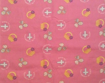 A Gorgeous Wishing You A Blessed Easter By David Textiles 2009 Cotton Fabric By The Yard Free US Shipping