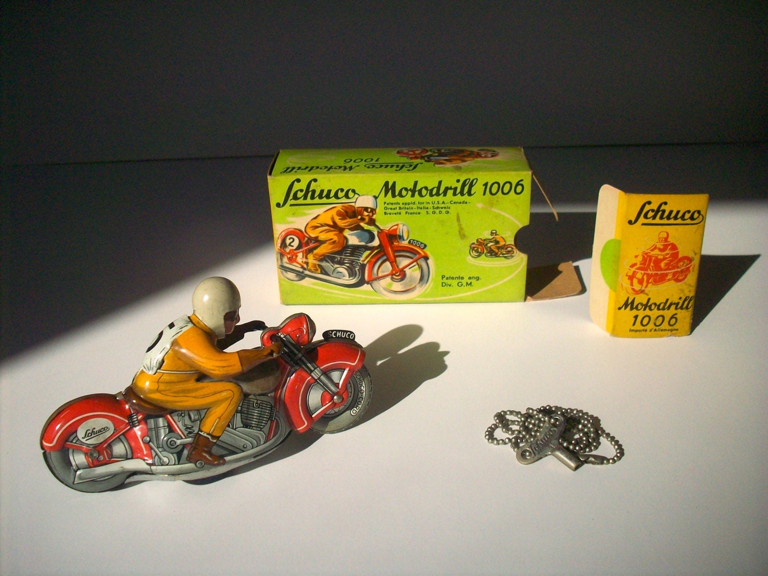 schuco motorcycle toy