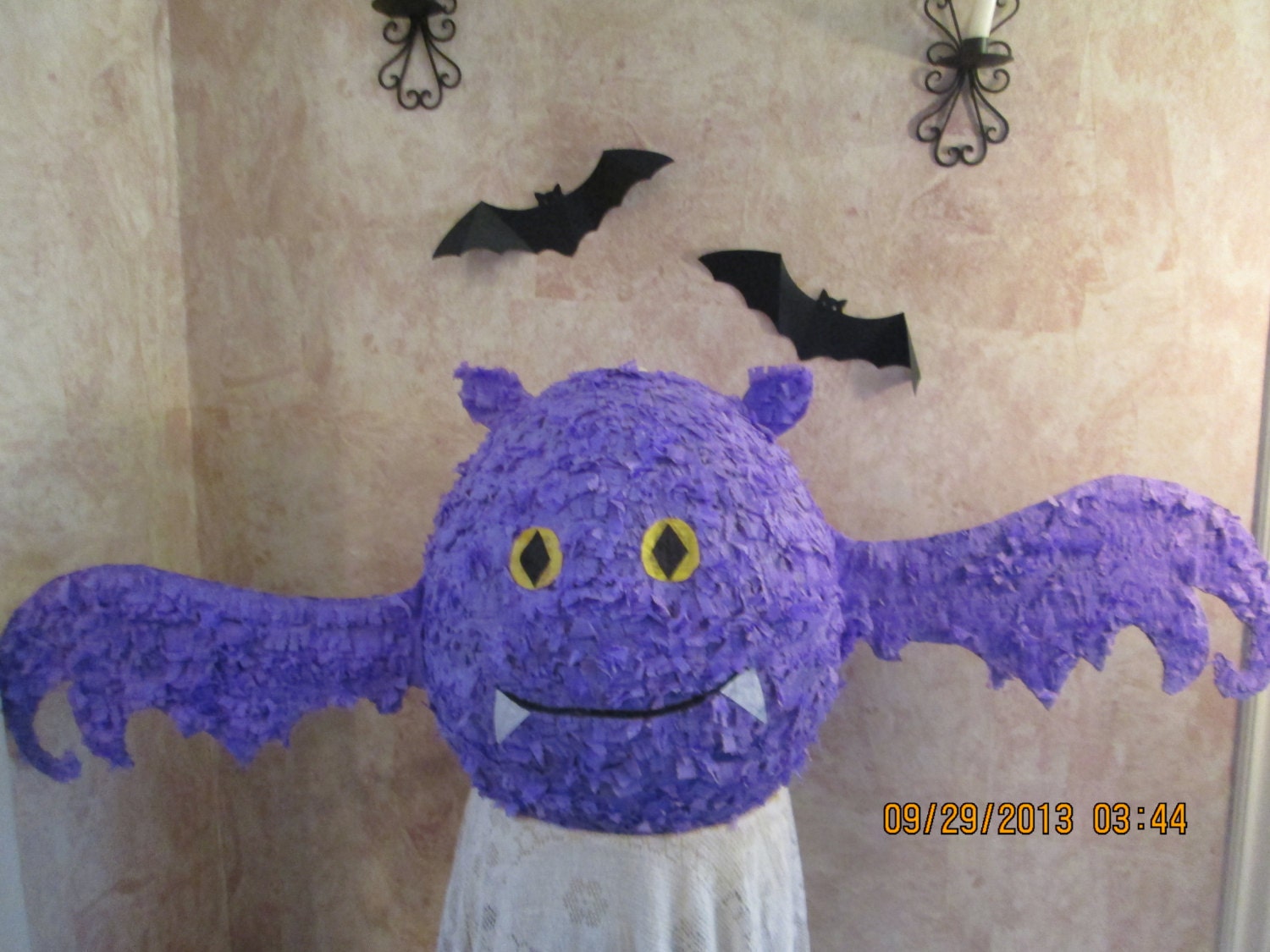 Halloween Bat Pinata Bat Pinata Purple Bat by IsabellasFunHouse