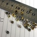 blond hair extension beads 4mm blonde beads for hair extensions ash blonde dark blonde extensions beads - threaded hair beads - blondes, 30