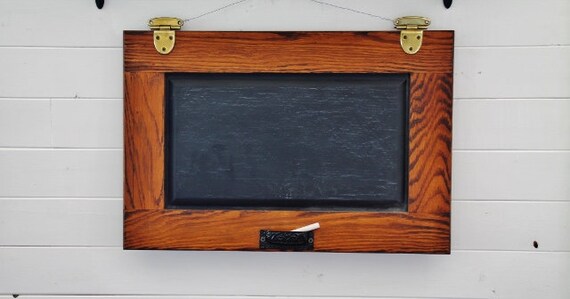 Repurposed Oak Frame Chalkboard