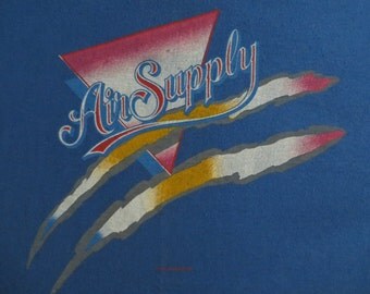 AIR SUPPLY vintage 1985 tour TSHIRT