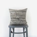 Reclaimed Wood Grain Pattern Cushion cover | 18x18 Black and Neutral Beige Barnwood Decorative Pillow Case | Modern Rustic Drift Wood Pillow