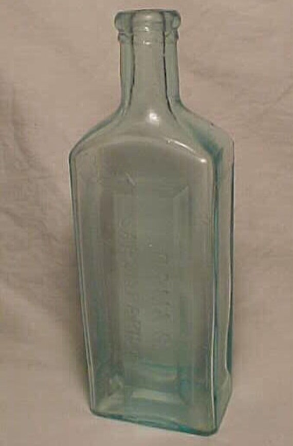 c1880s Dana's Sarsaparilla Belfast Maine Aqua Blown