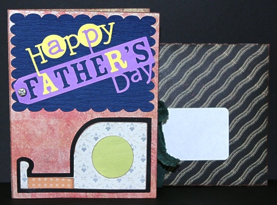 Father's Day Tool Belt Card SVG Cutting File Kit Tape