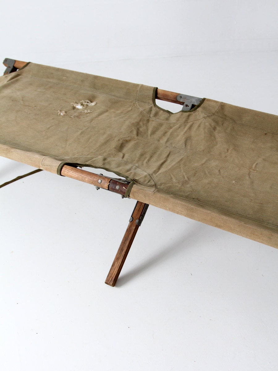 Vintage Army Cot