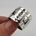 Handcrafted Modern Art Sterling Silver Ring size 8.5 (H 100)