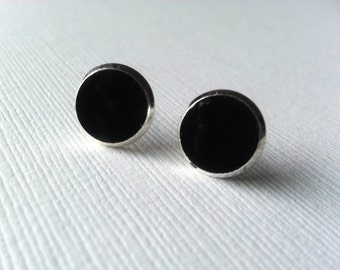 Black Earrings - Black Studs - Black Posts - Black Stud Earrings