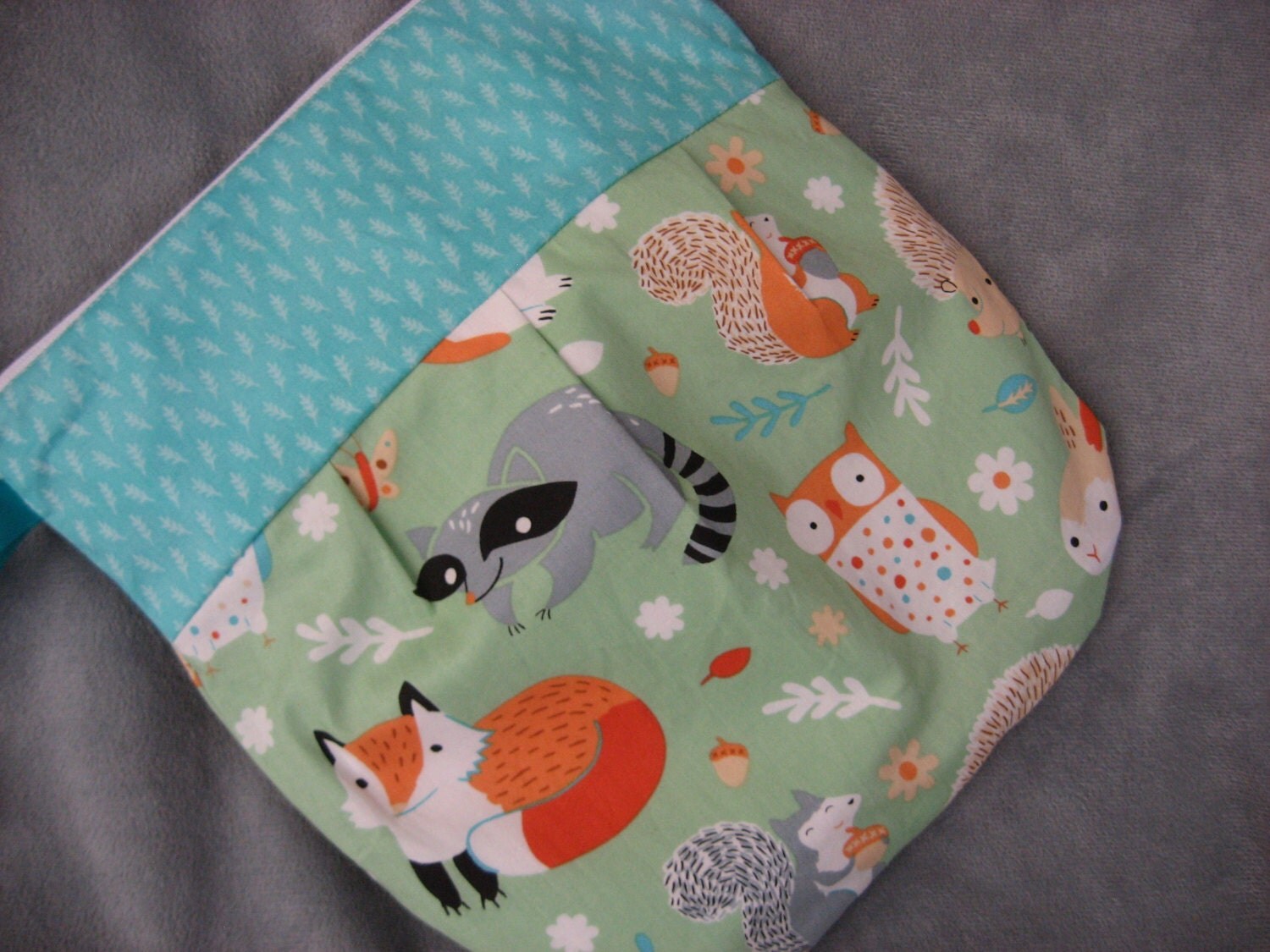 Stylish Zippered Wet Bag waterproof lining