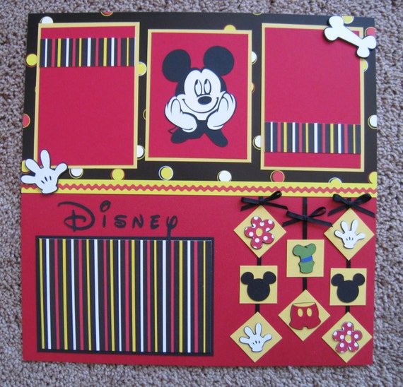 disney 12x12 scrapbook
