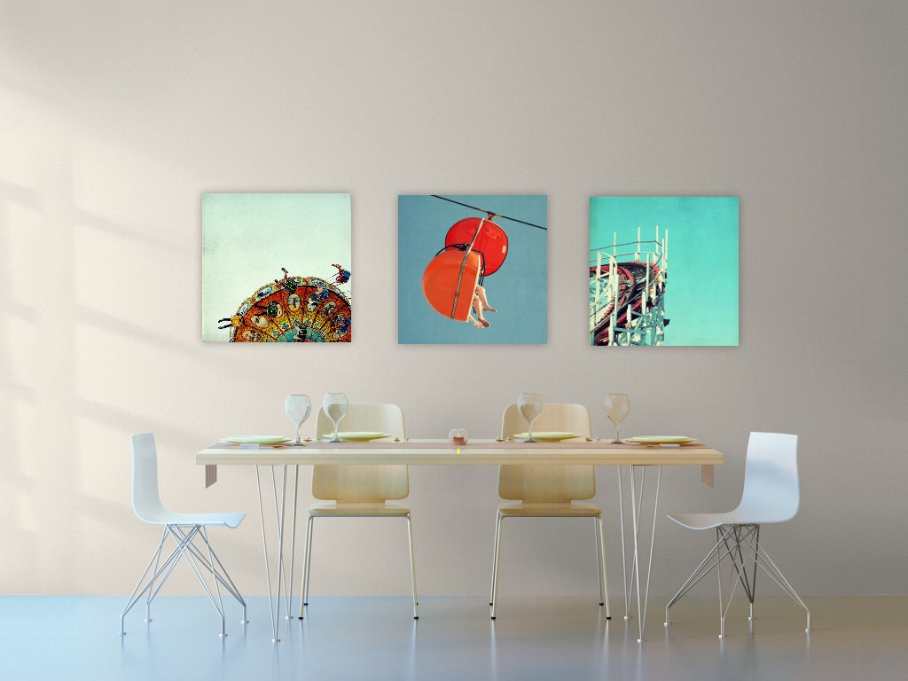 canvas art // huge wall art // canvas art set set of three