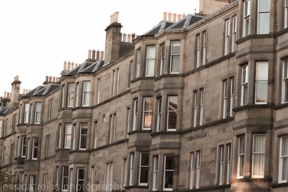 architecture Homes  Print  Photography Architecture  edinburgh Edinburgh photography Art Scotland Brick