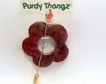 GS-119 Brecciated Jasper Shawl Pin